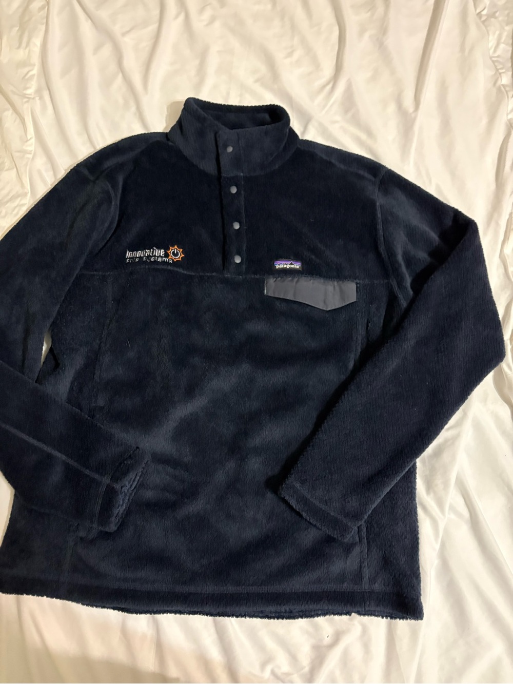 New size XL Patagonia Men’s Navy Synchilla Snap-T Fleece Pullover